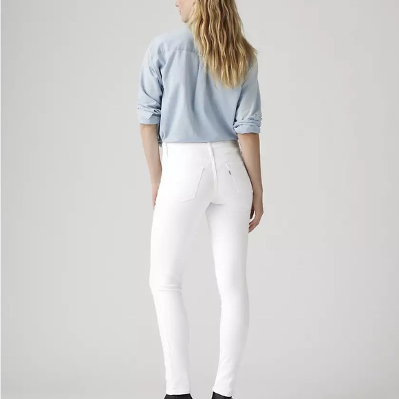 Levi’s 311 White Cropped Skinny Jeans - Picture 2 of 10